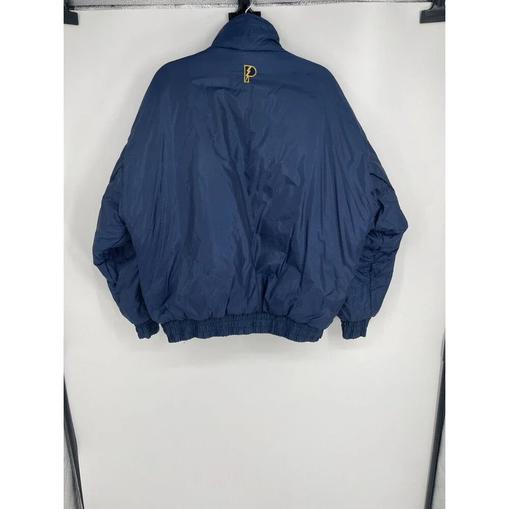 Vintage Pro Player Michigan Wolverines Reversible Puffer Jacket XL USA